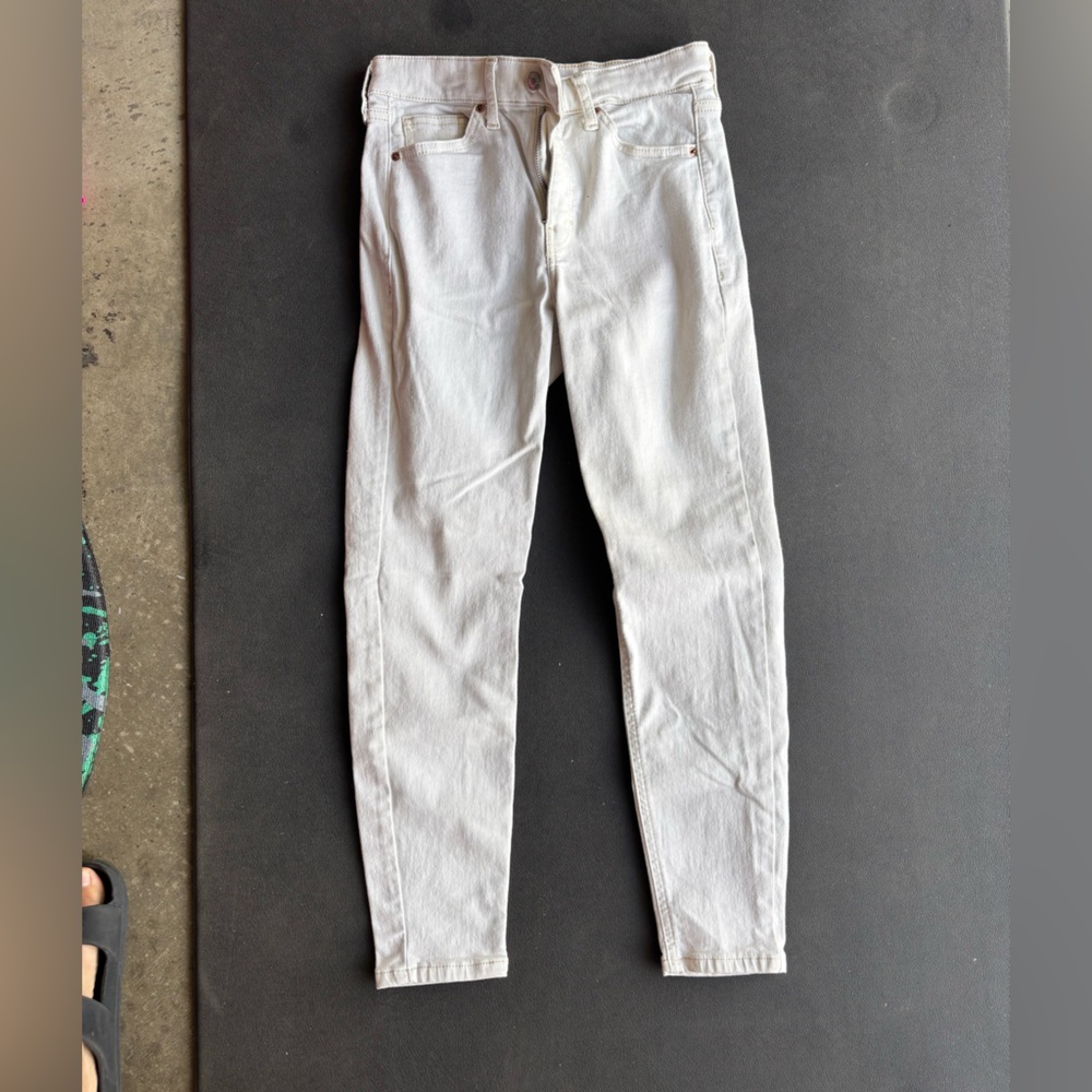 Topshop White Skinny Jeans for Women